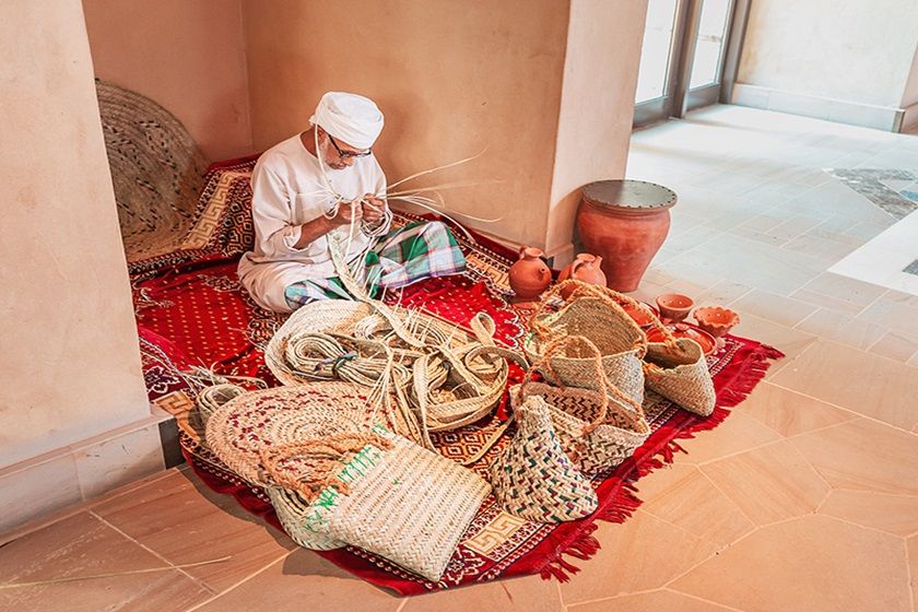 محصولات حصیری سوغاتی قشم
